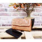 Multi pocket Leather Clutch Purse