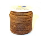 3mm Flat Latigo Leather Cord, Tan