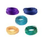 Round Leather Cords, Vintage, 1mm, 1.5mm, 2mm, 3mm in 10 Meters